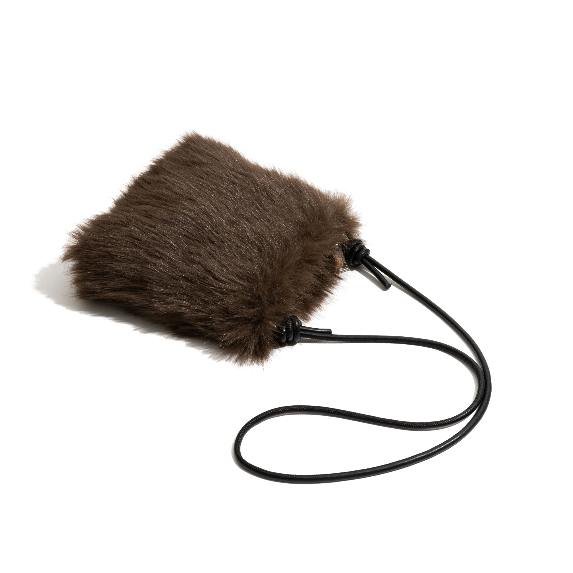 KOKOPEAS зимняя женская пушистая легкая портативная сумка из искусственного меха