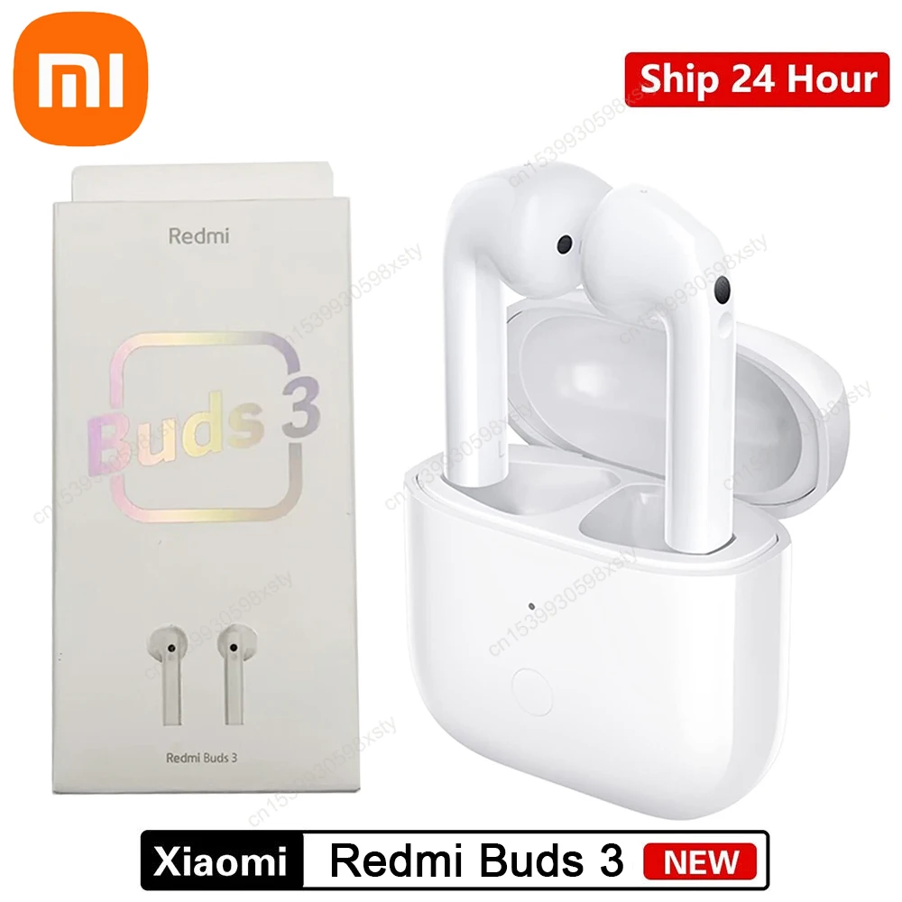 

Беспроводные наушники Xiaomi Redmi Buds 3 TWS, Bluetooth 5,2, двойной микрофон, чип QCC 3040, AptX Adpative IP54, водонепроницаемые наушники-вкладыши
