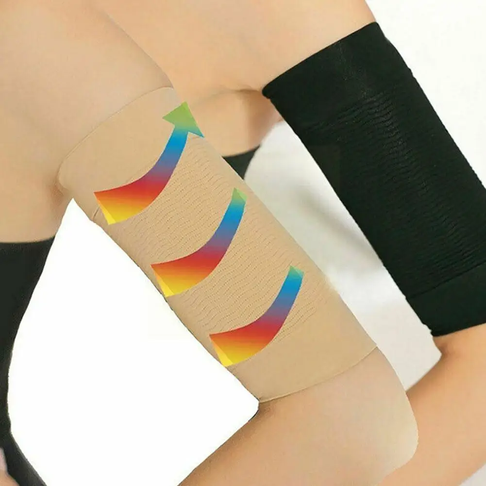 

Elastic Arm Cover Women Elastic Compression Arm Shaping Massager Arm Slimming Shaper Arm Wraps Weight Sleeves Loss Fitness G0g0