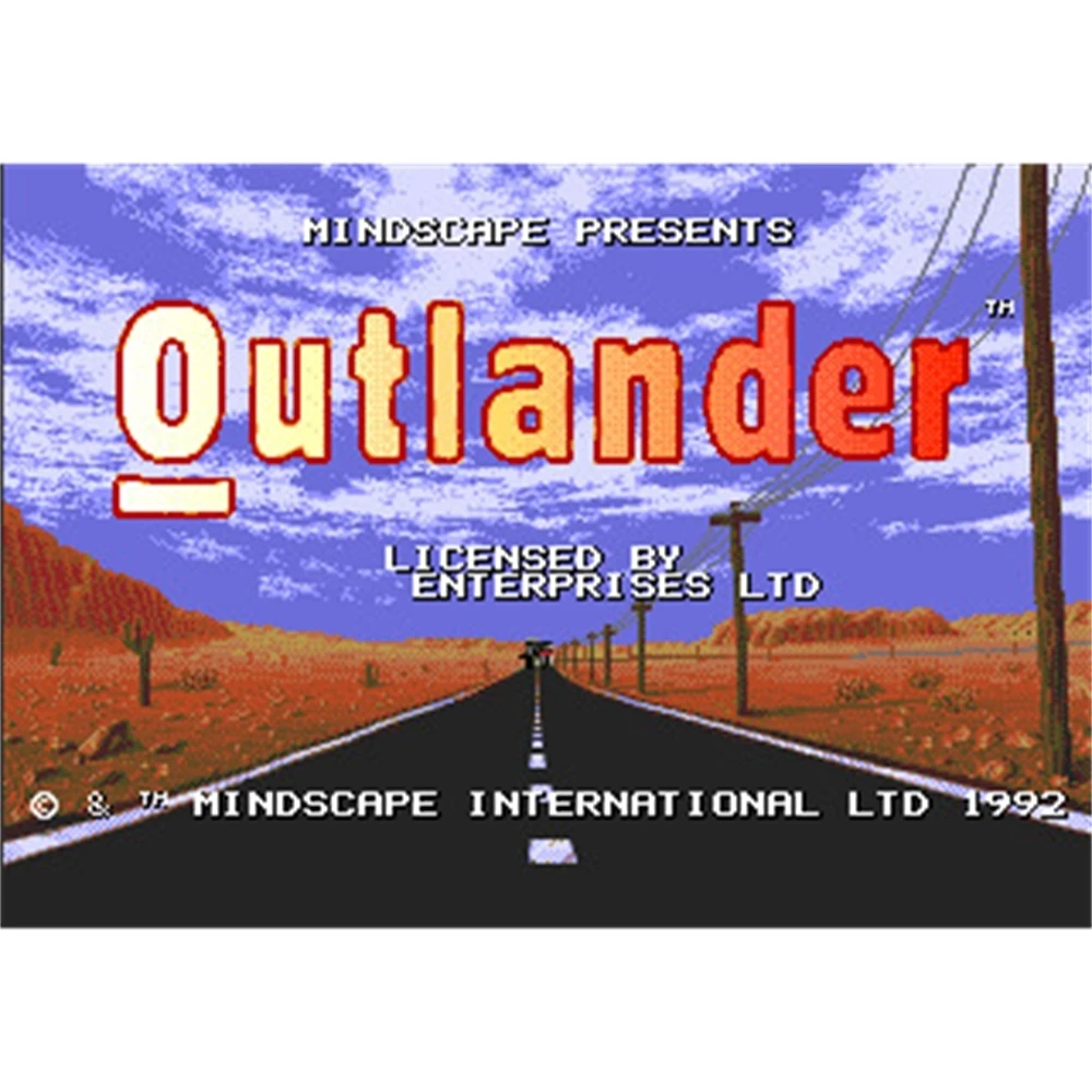 16-битная игровая карта Outlander MD для Sega Mega Drive быстрая доставка