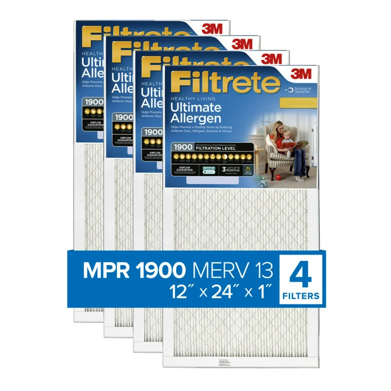 Filtrete by 3M, 12x24x1, MERV 13, Ultimate Allergen Reductio