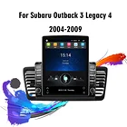 Автомобильный мультимедийный плеер easteregg для Subaru Outback 3 Legacy 4 2004-2009, 2 Din, экран 9,7 дюйма Tesla, GPS-навигатор, Android, Авторадио