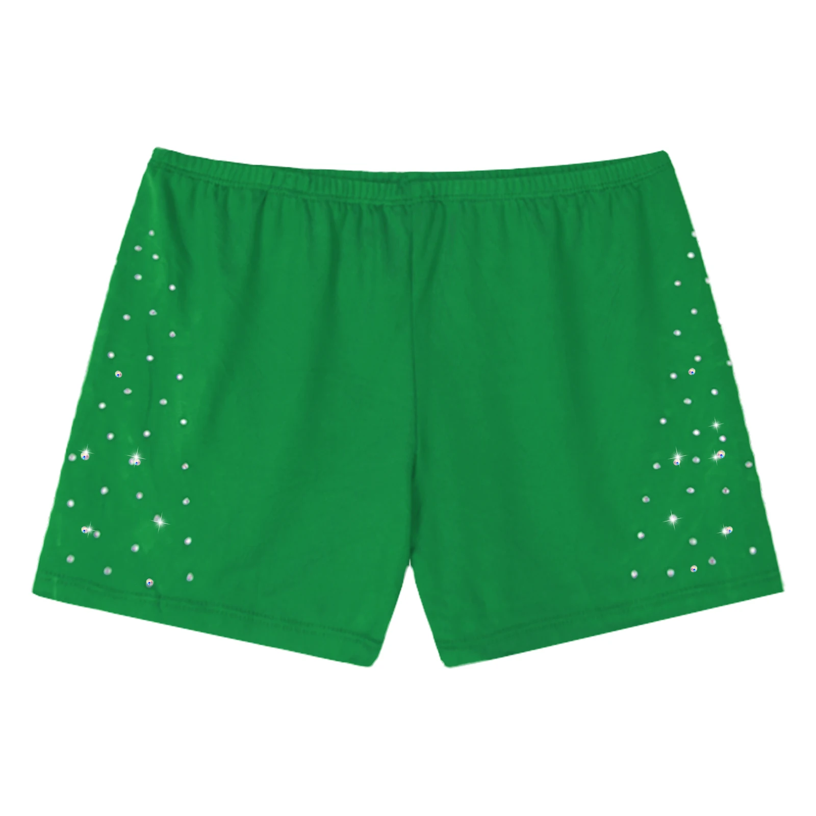 Женские горячие шорты трусики гимнастические блестящие стразы для йоги