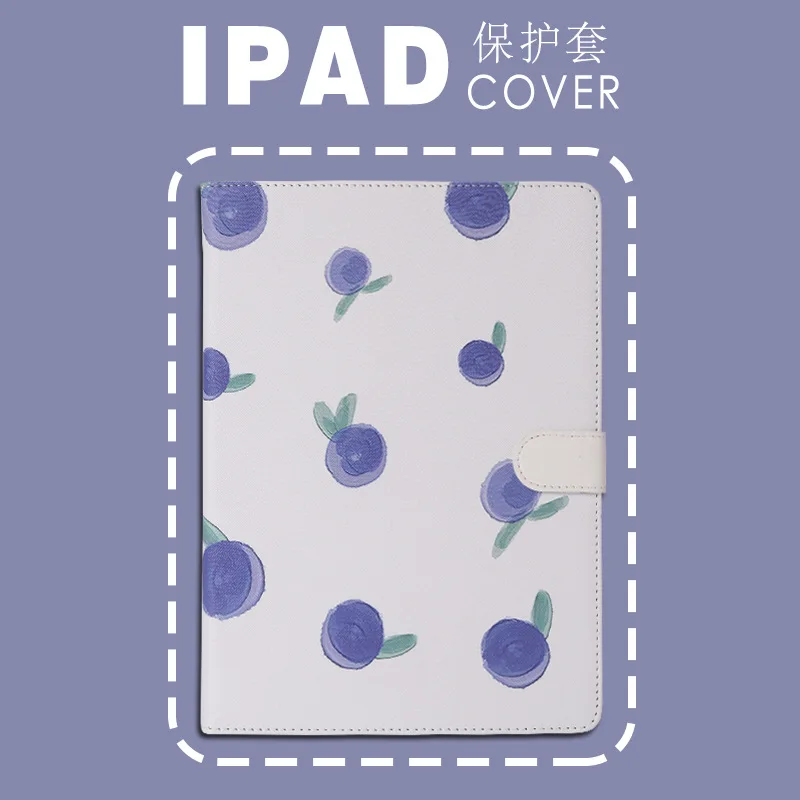 

Кожаный чехол-книжка с подставкой и принтом винограда для IPad Mini 123456 Air 1234 9,7 2017 2018 Pro 11 10,5 10,2