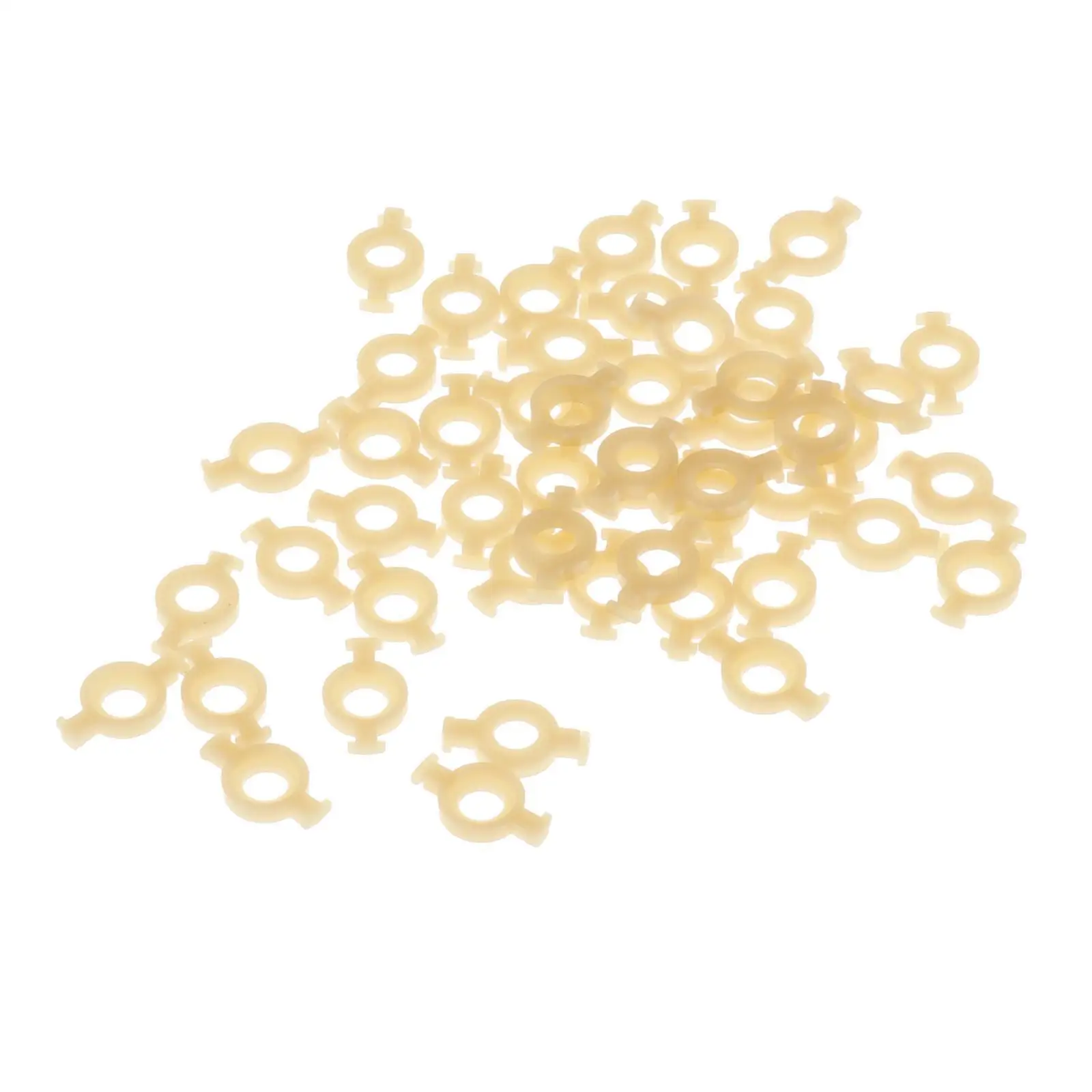 

50 Pieces Plastic Trumpet Valve Guides Holder Clip for Replacement Parts
