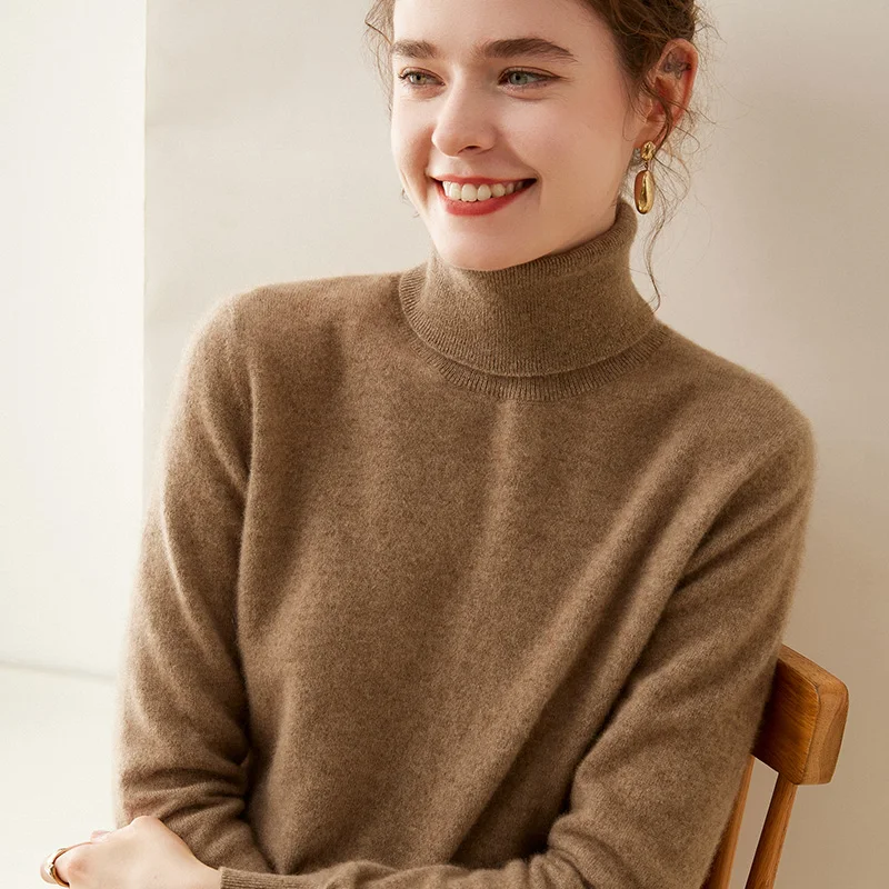 Женская водолазка WinvyNee с длинным рукавом