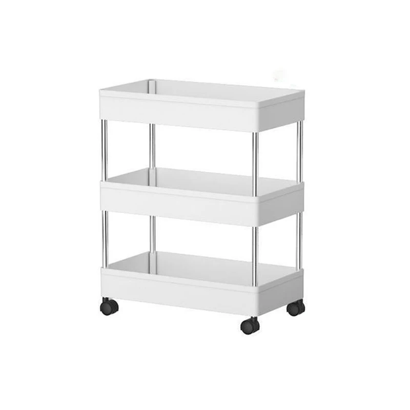 

Кухонная Тележка, многофункциональный домашний стеллаж, 3-уровневый стеллаж для хранения, отдельно стоящий стеллаж