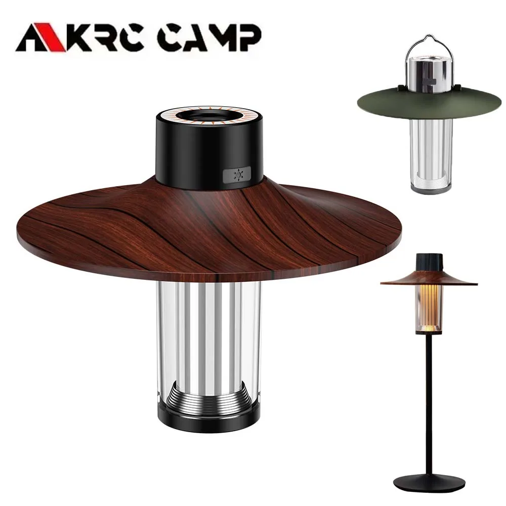 Портативный фонарь для кемпинга с зарядкой от USB 5 режимов освещения