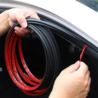 diy rubber car door seal strip l type double layer sealing adhesive stickers noise insulation weatherstrip auto accessories