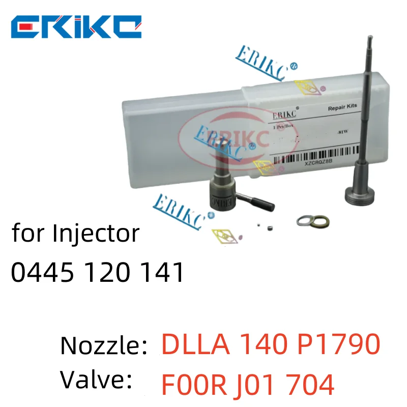 DLLA140P1790 + F00RJ01704 Ремкомплекты топливной форсунки DLLA 140 P1790 Форсунка F 00R J01 704 Клапан