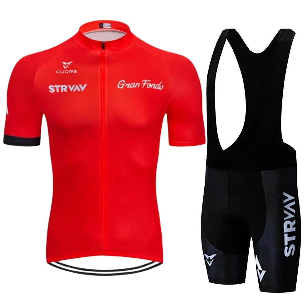 Мужской Летний Велосипедный Комплект STRVAV 2024 Велосипедная Форма С Короткими