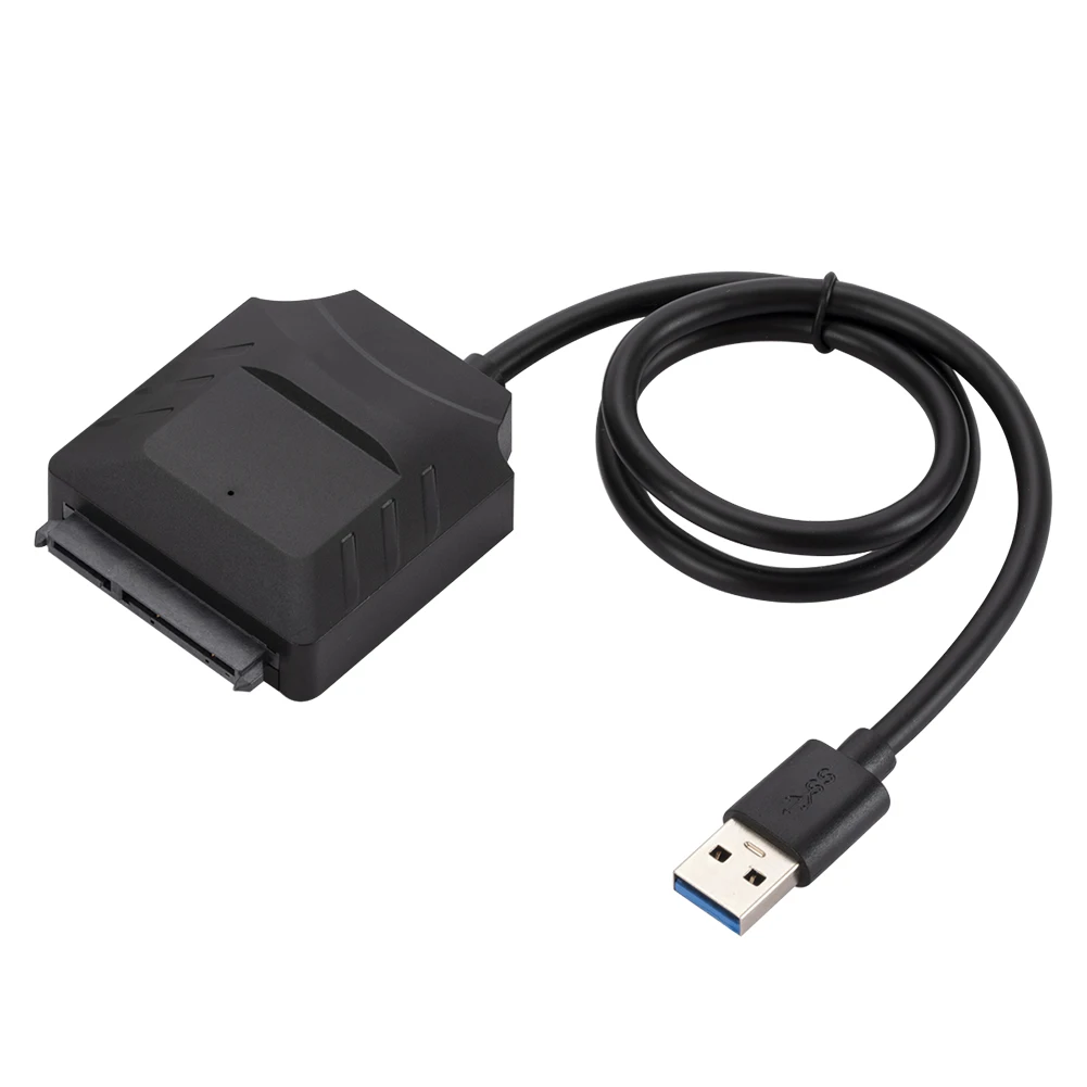

Кабель-переходник для жесткого диска, SATA на USB 3,0, 5 Гбит/с, Высокоскоростная передача данных для 3,5 дюймового HDD/2,5 дюймового SSD