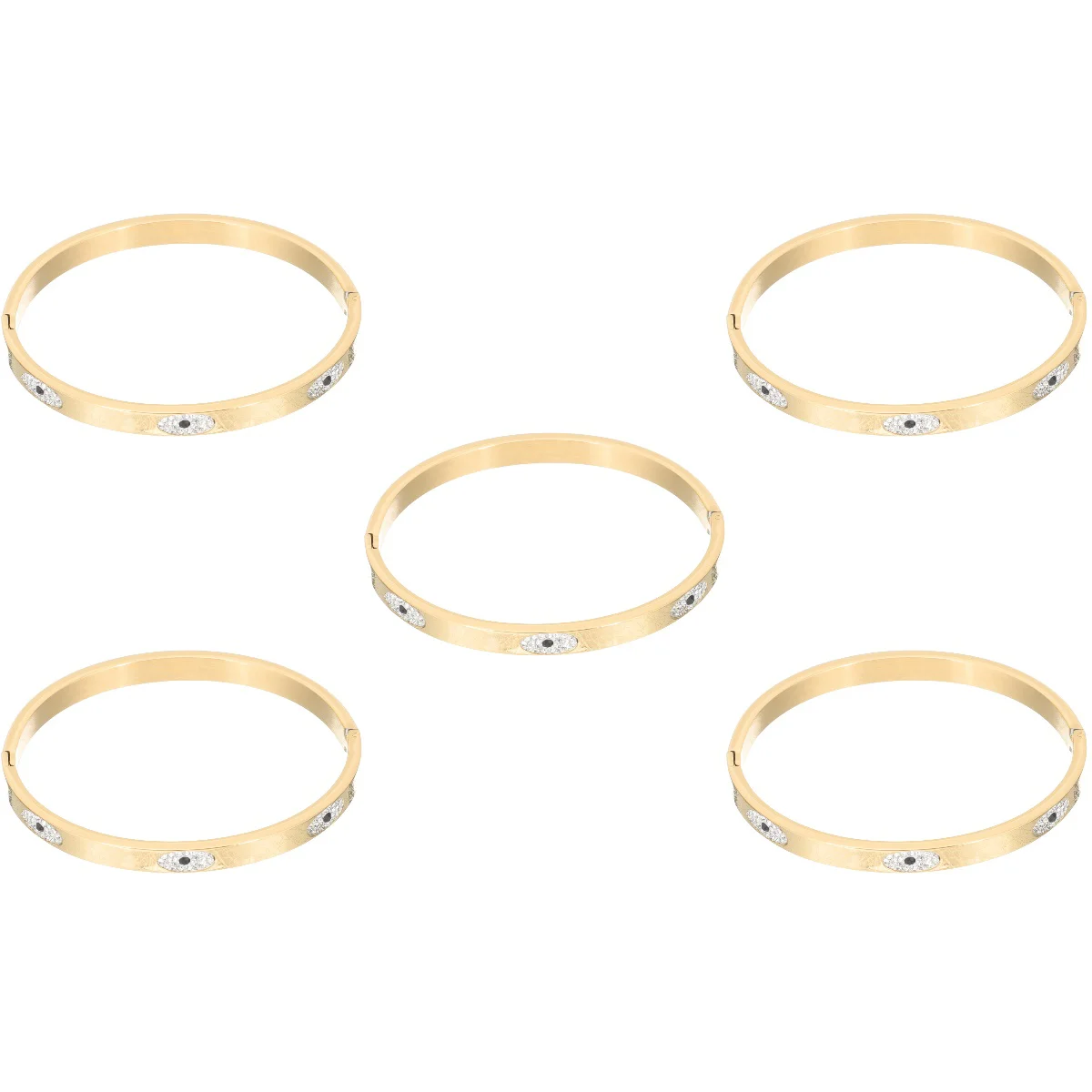 

5pcs Evil Eye Bangle Fashion Bangle Decorative Bangle Bracelet Evil Eye Jewelry
