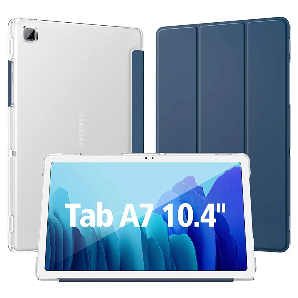 

Чехол для Samsung Galaxy Tab A7 10,4 дюйма, 2020 дюймов, Trifold, подставка, чехол для планшета, кожаный флип, автоматическое Пробуждение/сон, умный чехол