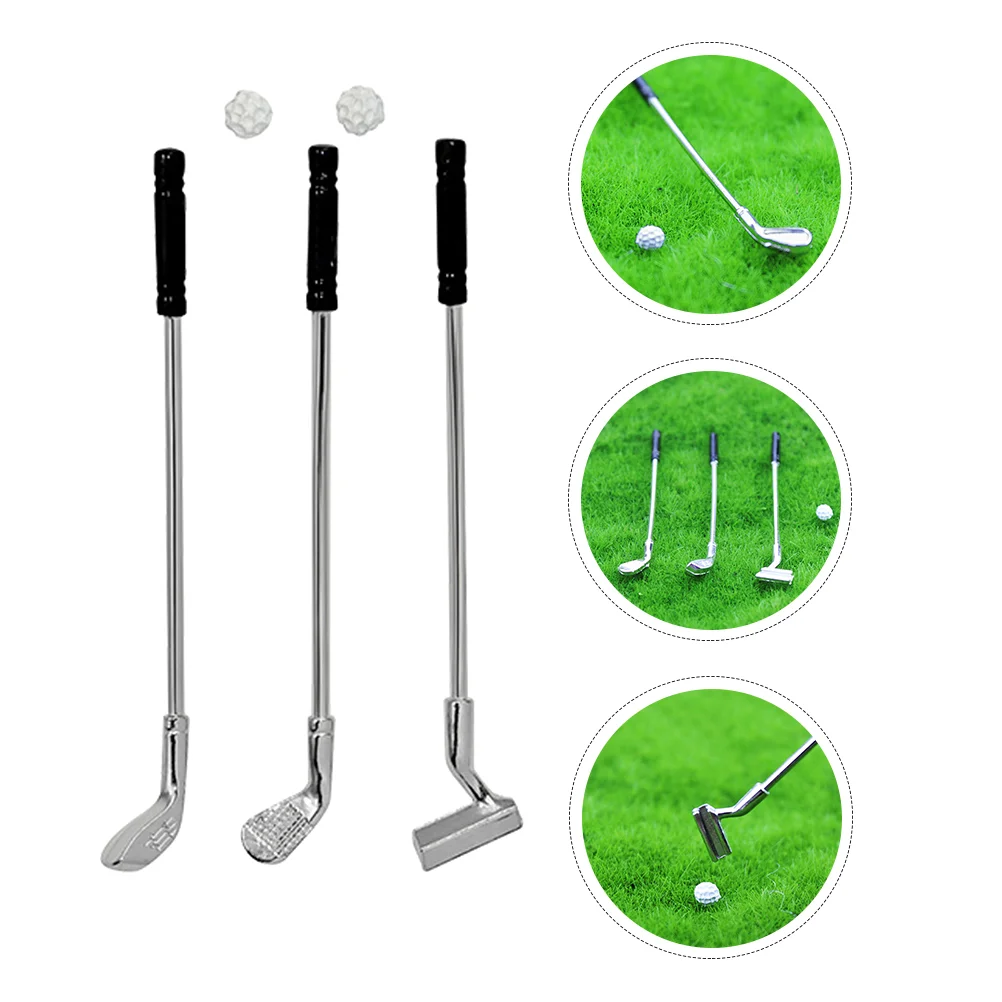

Mini Golf Miniature Club Model Delicate House Ornament Toy Adornment Home Accessories