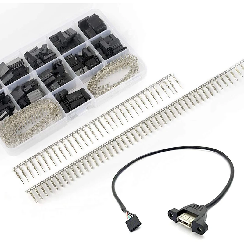 620 шт. 2 54 мм перемычка для кабеля Dupont 1X1P-2X6P