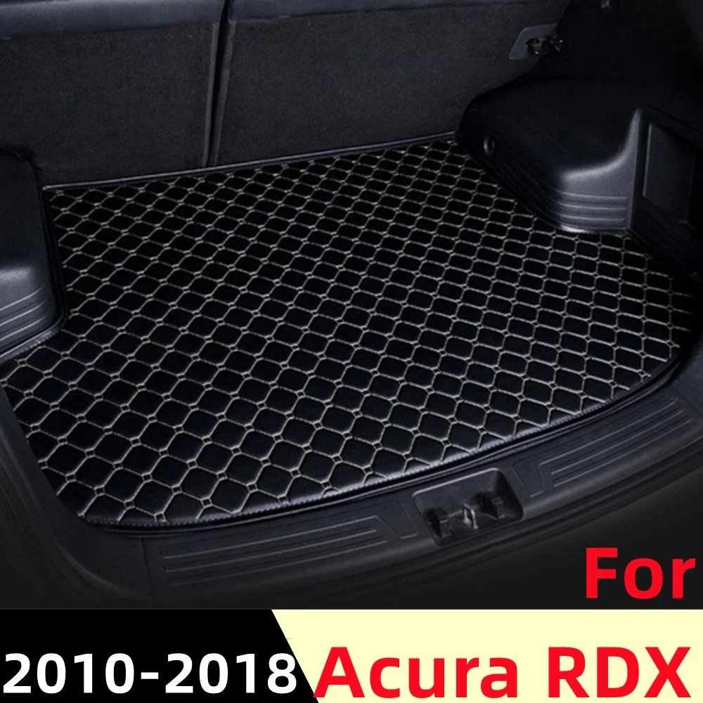 

Коврик для багажника автомобиля Acura RDX 2010 11-2018, плоский боковой водонепроницаемый задний коврик для груза, коврик, автозапчасти, аксессуары д...