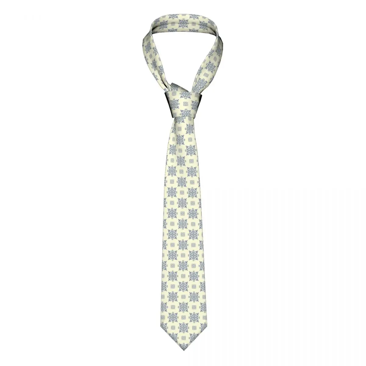 

Snowflake Christmas Neckties Unisex Fashion Polyester 8 cm Narrow Ethnic Motif Neck Tie for Men Accessories Gravatas Party