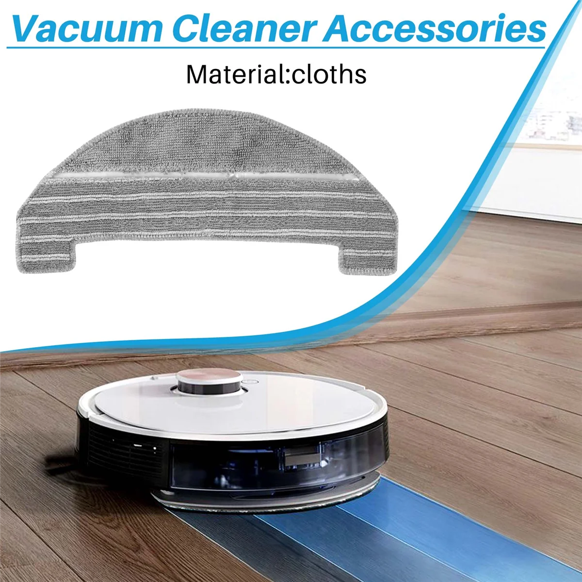 3 шт. тряпка для швабры Proscenic M8 PRO/ Ultenic T10 робот-пылесос бытовые чистящие средства