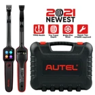 Тестер шин Autel MaxiTPMS TBE200, лазерный прибор для проверки глубины протектора шин и износа тормозных дисков, 2 в 1, Модернизированный TBE100