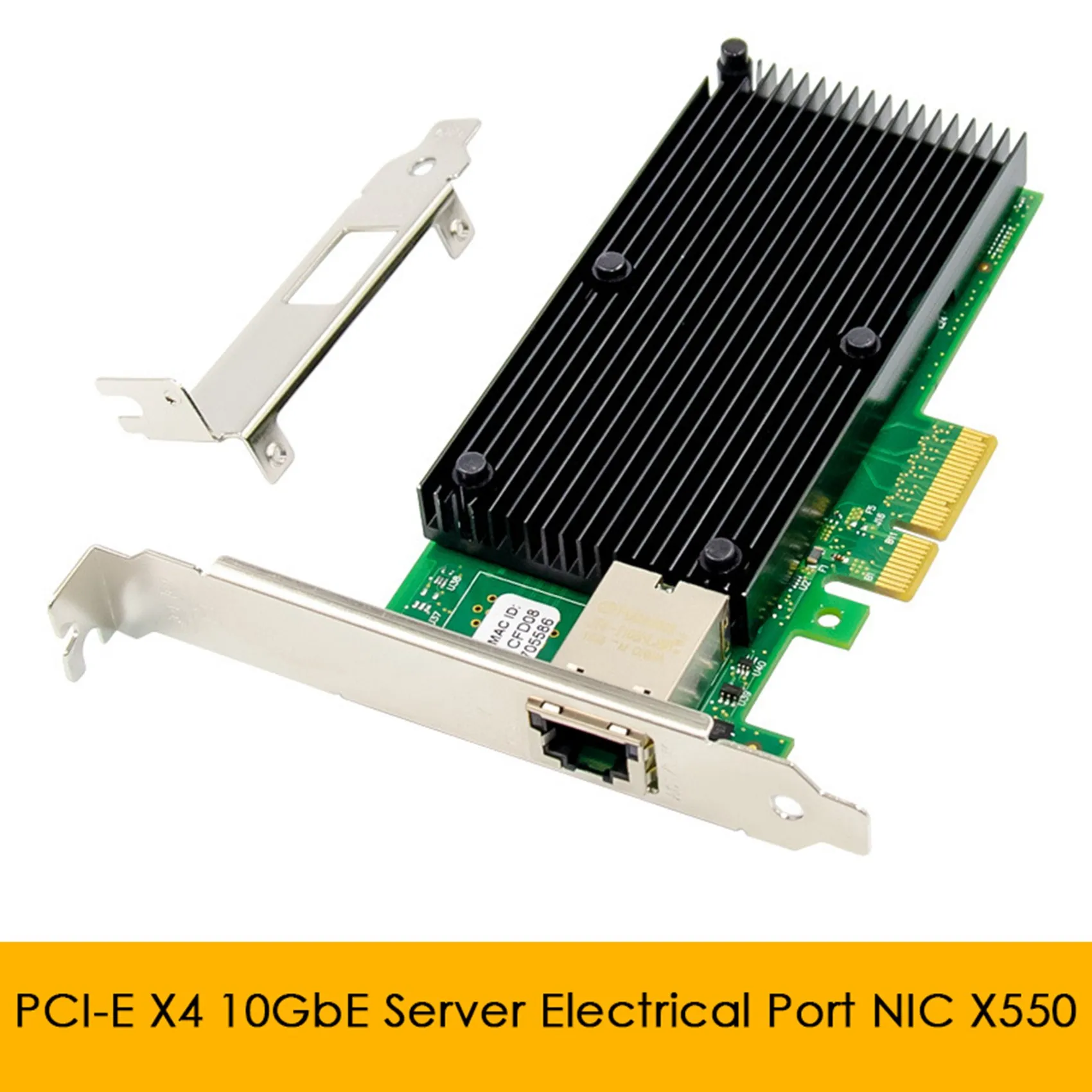 

Серверная сетевая карта X550 PCI-E X4, 10 Гбит, сетевая карта для сервера с электрическим портом, стандартная сетевая карта для сервера Ethernet