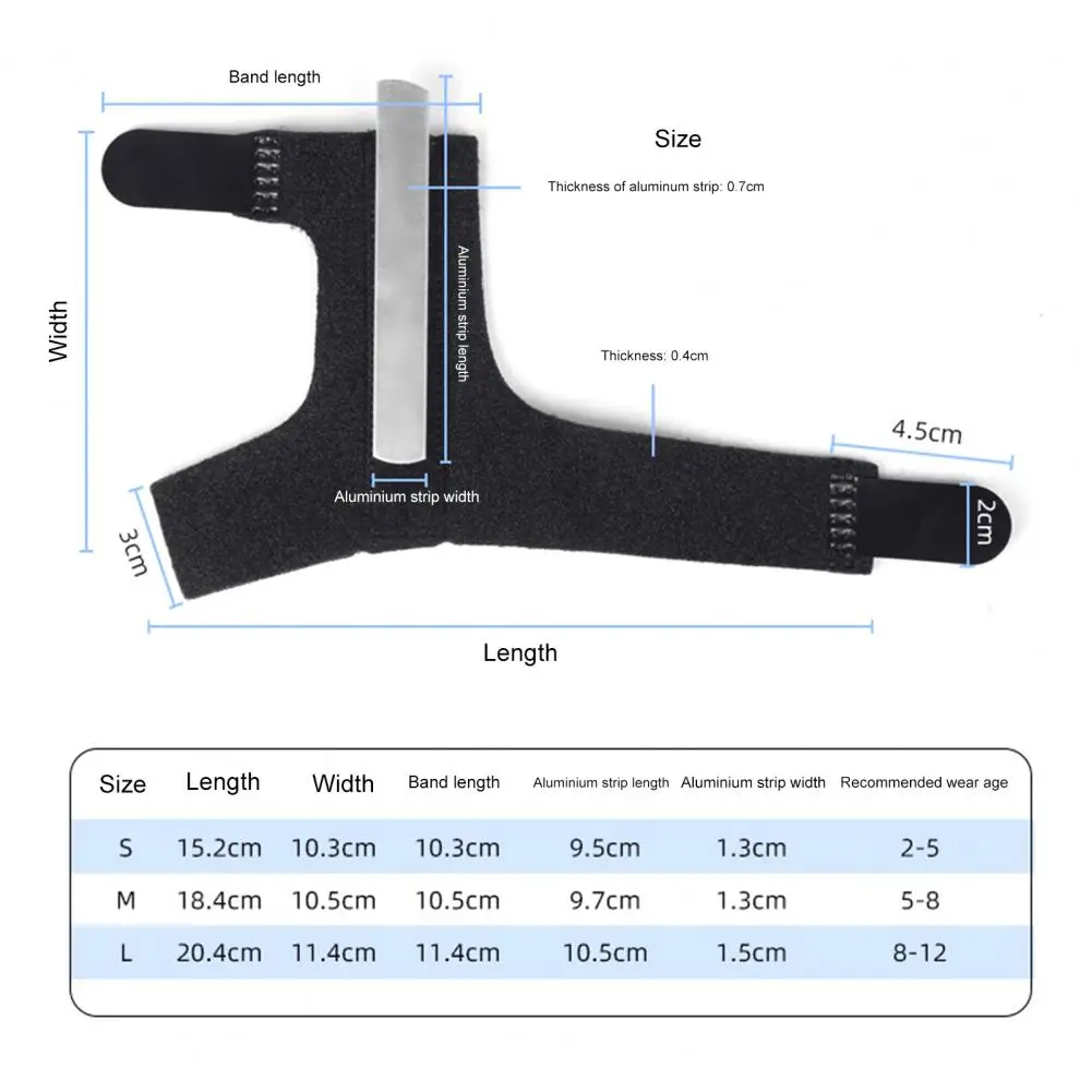 

Thumb Splint Anti-scratch Wrist Guard Ergonomic Children Finger Sprain Dislocation Fixing Splint Injury Recovery