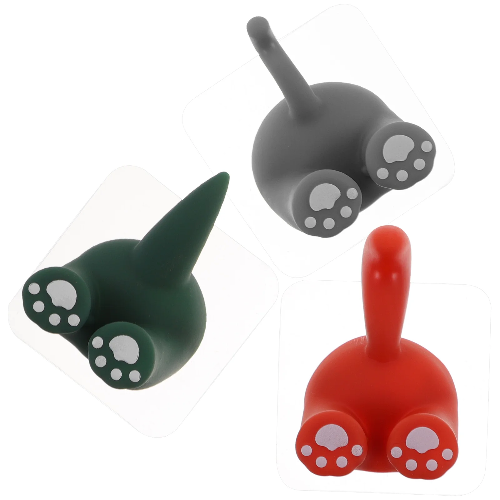 

3pcs Cute Holder Kitchen Hooks Bathroom Hooks Utility Hanger Towel Hooks