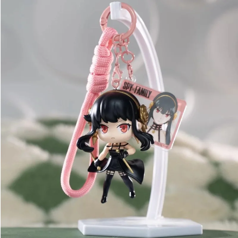 Оригинальный брелок-сюрприз Spy Play Chibi Anya: мультяшная мини-фигурка, кавайный кулон, подвеска для сумки, коллекционная игрушка, подарок для фанатов (art.: 3920db18fc59e) - 3920db18fc59e