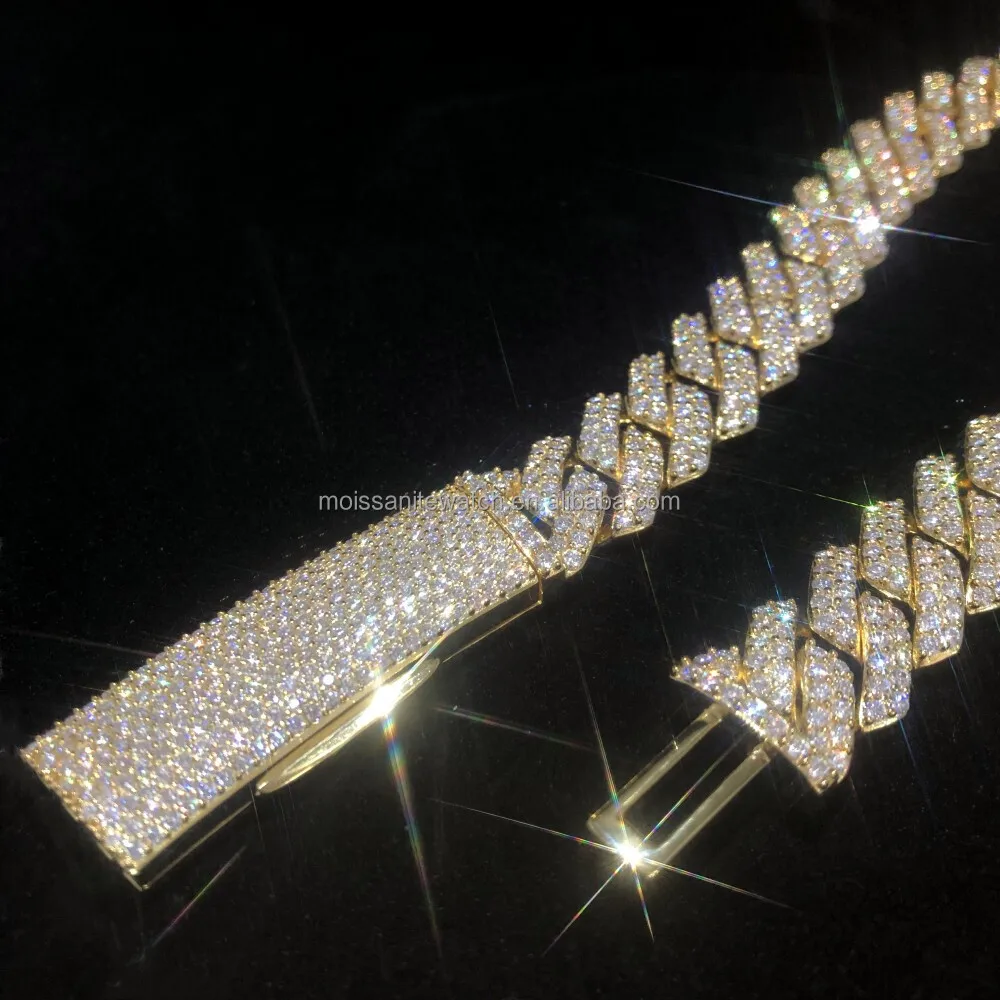 Заводское индивидуальное ожерелье из стерлингового серебра с муассанитом в