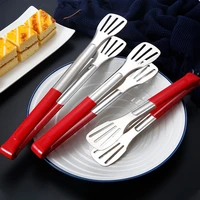 91214 inches stainless steel kitchen bbq food tongs anti scald handle buffet steak barbecue clip bread clamp cooking utensils