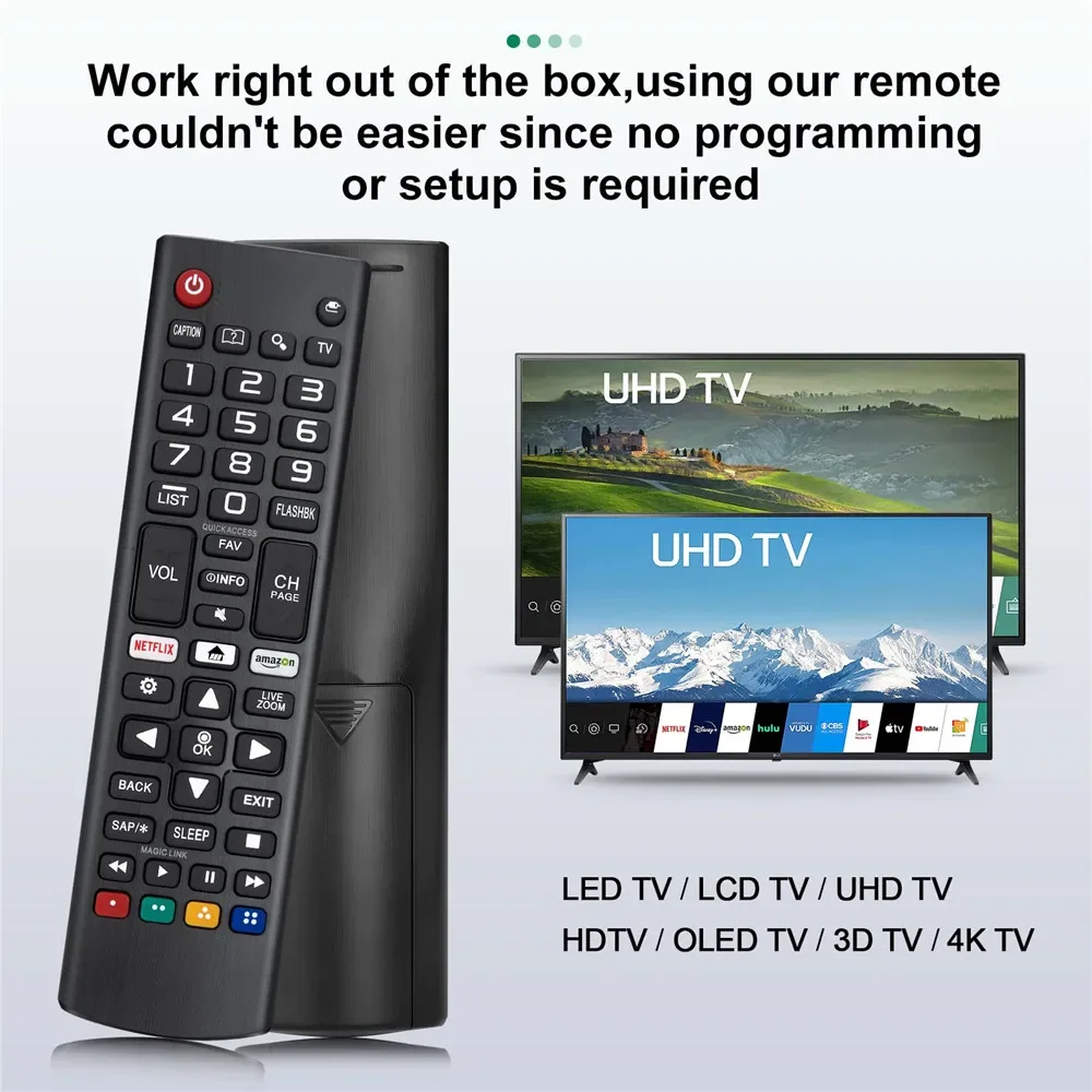 Универсальный пульт дистанционного управления для LG Smart LED OLED LCD UHD HDTV Plasma Magic 3D 4K HDR