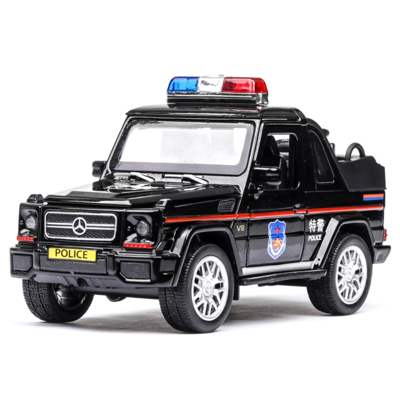 

Металлический автомобиль Mercedes Benz G500 в масштабе 1:32