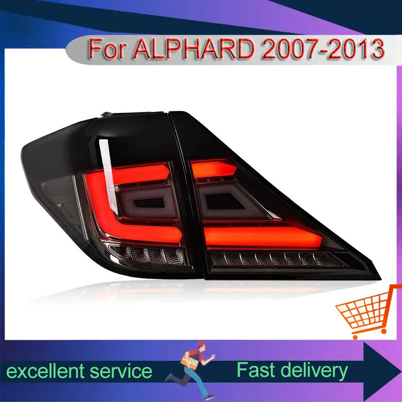 Стайлинг автомобиля для Toyota Elfa 07-14 обновленный задний фонарь в сборе DRL серии 20