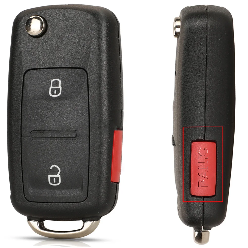 

Remote Key Shell For Skoda Octavia VW Volkswagen Golf Mk6 Tiguan Polo Passat CC SEAT Replacement Case with HU66 Blade