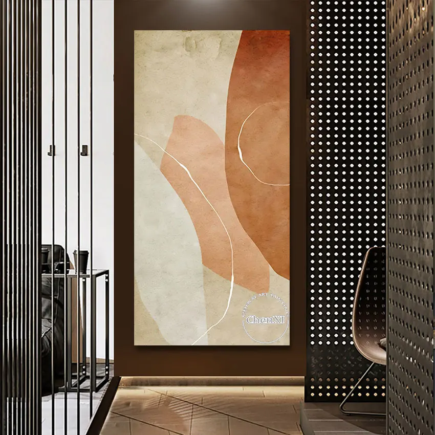 New Arrival Abstract Idea Oil Painting Handmade Artwork Contemporary Wedding Bedroom Decoration Wall Hanging Art Unframed |