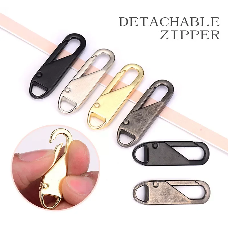 

2pcs Fashion Metal Zipper Head Zipper Lightning Repair Kits Zipper Pull For Zipper Slider Diy Sewing Craft Sewing Kits Metal Zip
