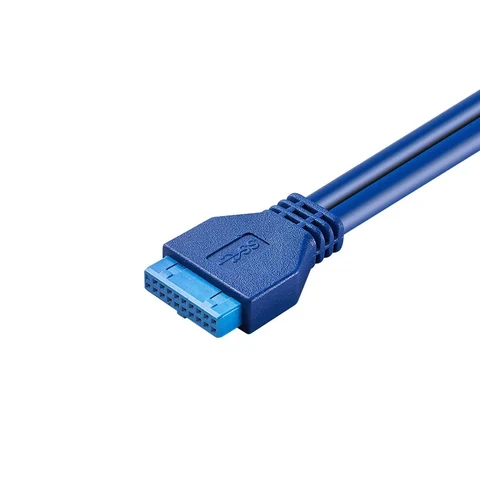 Передняя Панель USB3.0 20-контактный Адаптер Для Материнской Платы ПК С Кабелем 50 См Конвертер USB-удлинитель Аксессуар Для ...