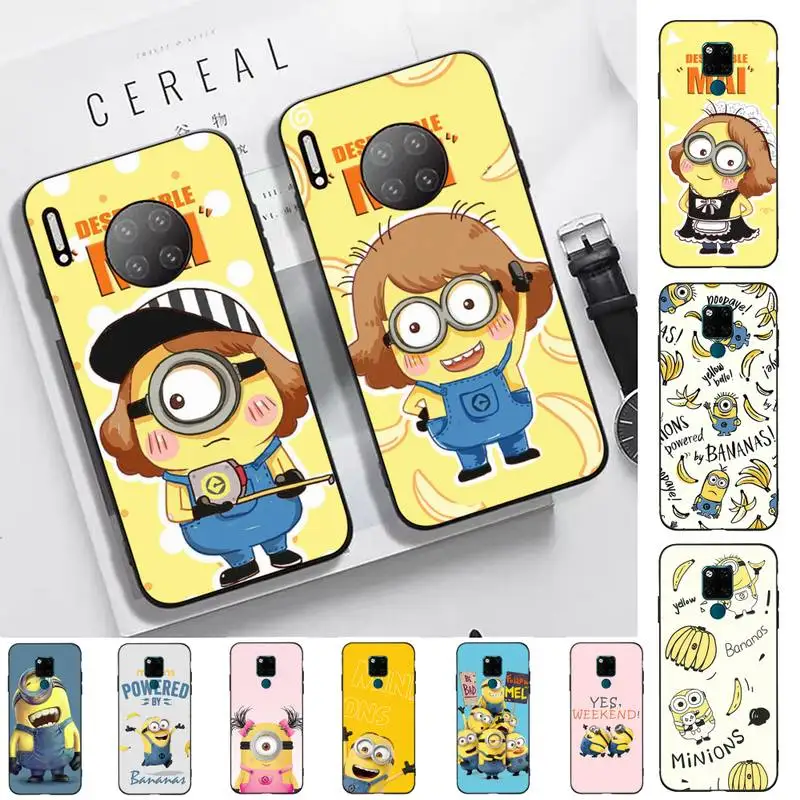 

BANDAI Minions Phone Case for Huawei Mate 20 10 9 40 30 lite pro X Nova 2 3i 7se