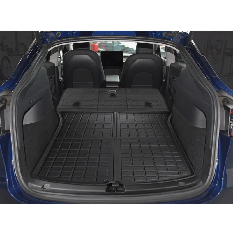 

Car Rear Seats Back Protector Anti-Kick Mats For Tesla Model Y TPE Seat Cover Trunk Mats Foot Pad Model Y Accessories 2020-2023