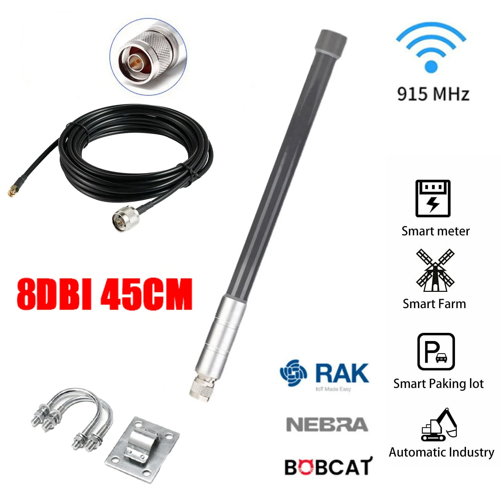 

Для RAK Nebra Bobcat 4dBi Helium Hotspot Miner Outdoor 915mhz LoRa антенна