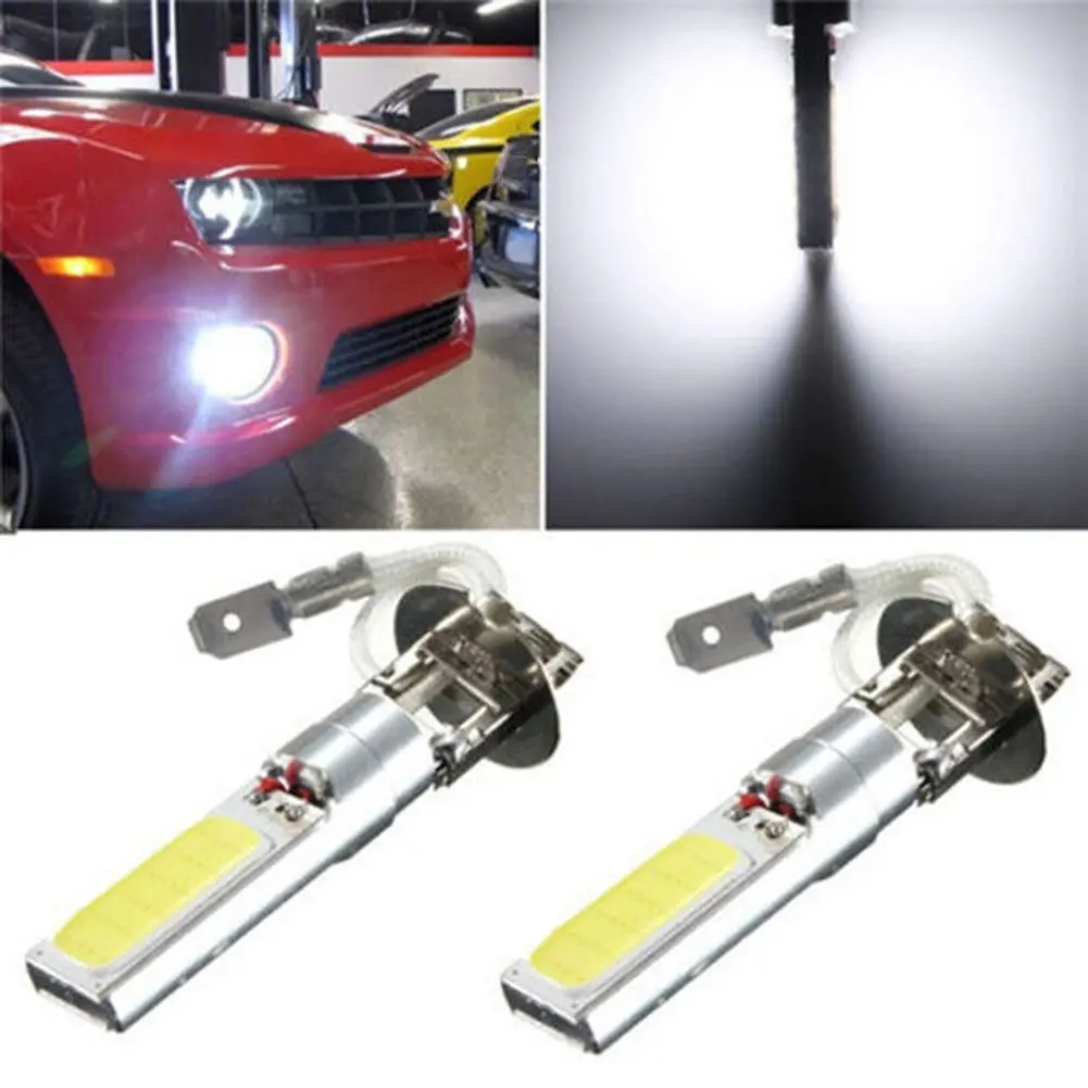 

2PCS/Lot Car Light LED High Power Long Lifespan LED Fog Running Light Bulb White 6000K Car Auto Fog Light Lamp Bulb 12V