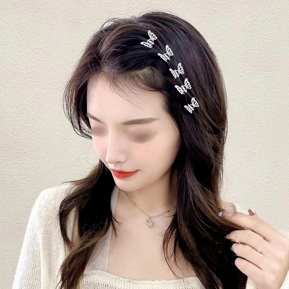 

Hairpin Hair Grabbing Hair Clip Metal Butterfly Shape Hair Accessories Women And Girls Highlight Elegance Mini Hair Claw 10pcs