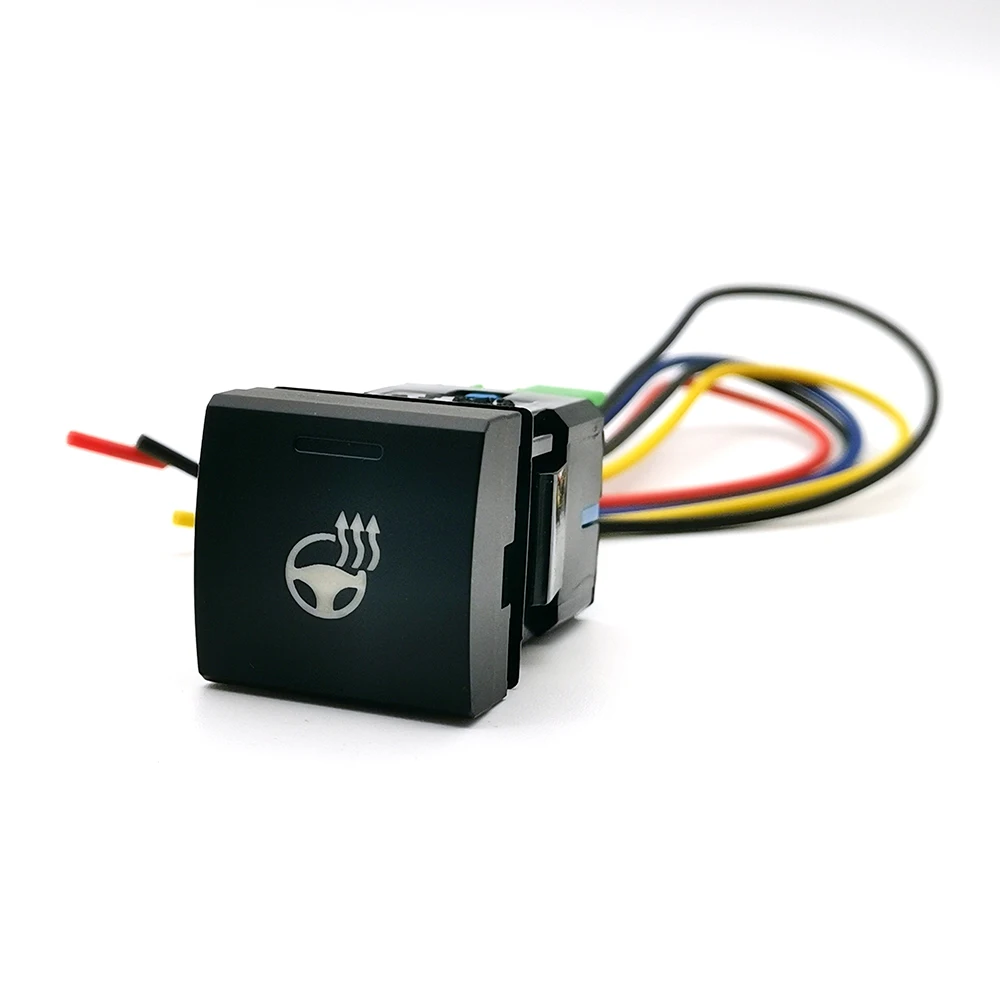 

1 шт. подходит для Toyota Camry для Corolla Altis 2019 автомобильное зеркало с подогревом переднего окна, кнопка переключения обогрева рулевого колеса с проводом