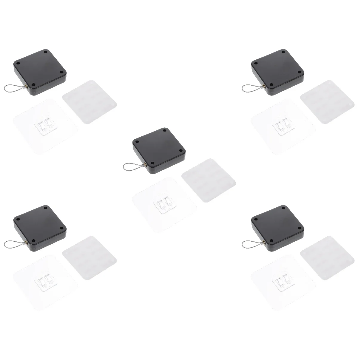 

5pcs Punch-Free Door Closer Multifunction Residential Sliding Screen Door Closer