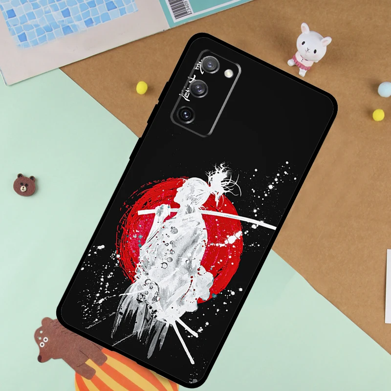 Японский чехол для Samsung Galaxy S23 S22 Ultra S21 S20 FE S8 S9 S10 Note 10 Plus 20