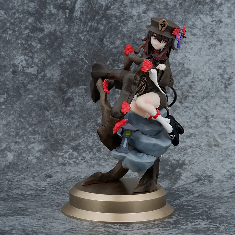 

Genshin Impact Toy Figures Anime Figure Model Furnishing Article Hu Tao Plate Desk Decor Collection Ornament Accesorios Kid Toys