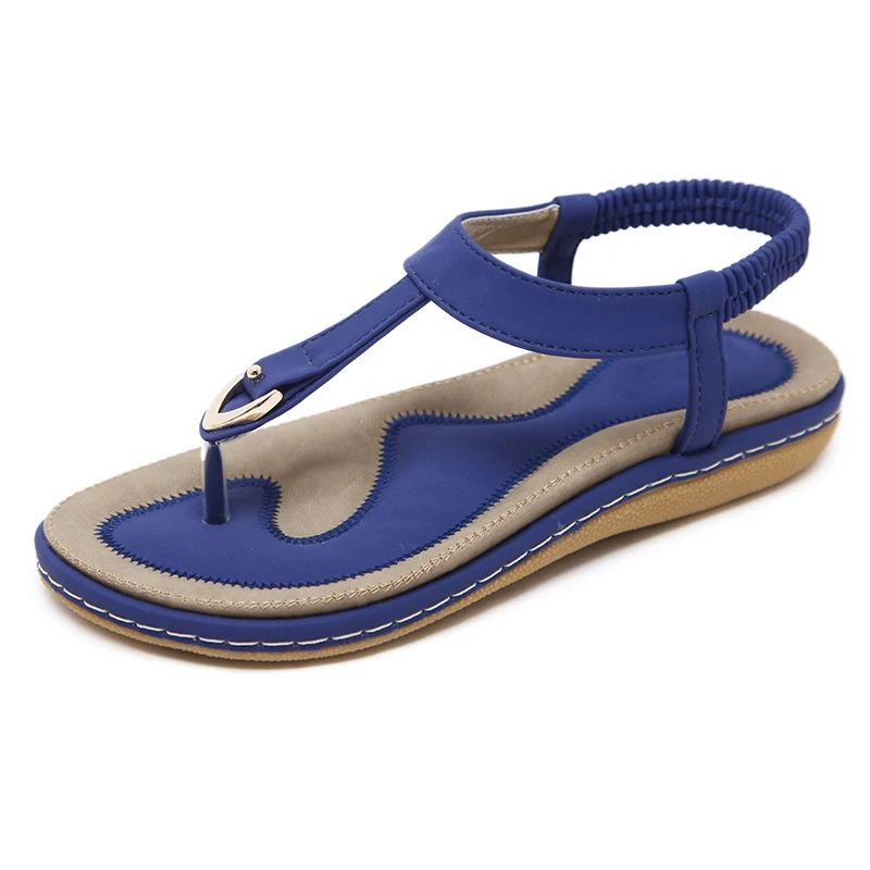

2022 New Ankle Strap Solid Color Women Shoes Sandals Round Toe Soft Sandals Woman Platform Ladies Shoes Slip On Women Slipper