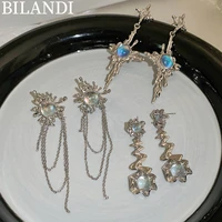 bilandi 925%c2%a0silver%c2%a0needle women jewelry moonstone series earrings 2022 new trend resin drop earrings for women party gifts
