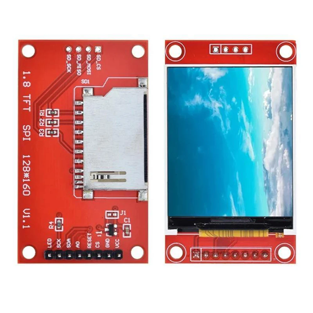 3 5-дюймовый TFT ЖК-дисплей модуль SPI интерфейс ЖК цветной экран 1 8x16 0 разрешение ST7735S