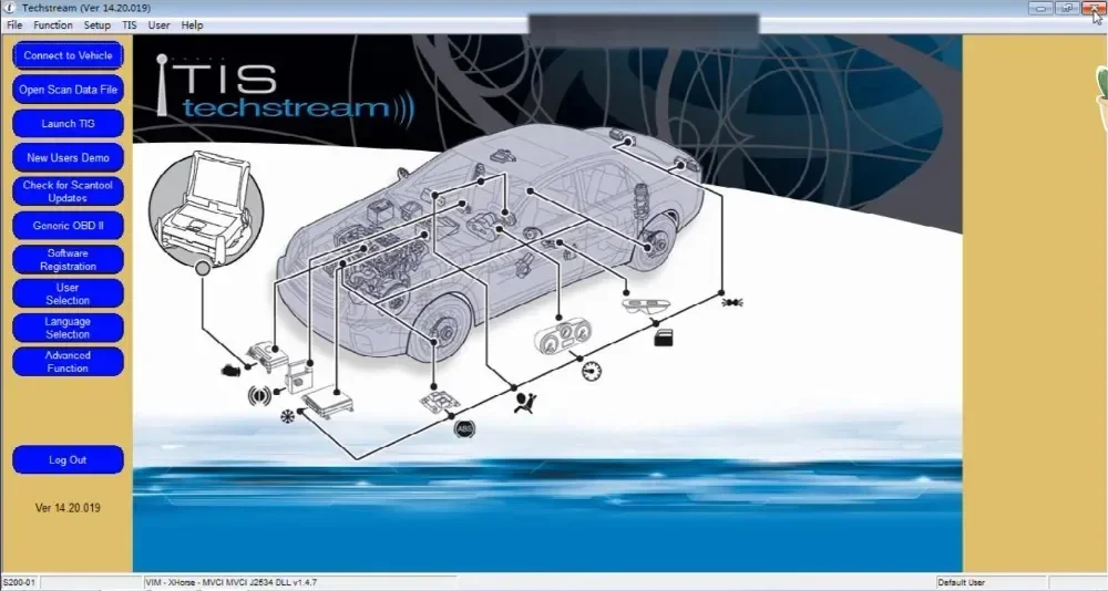 Фото MINI VCI для Toyota TIS Techstream V18.00.008 minivci FTDl для J2534 автоматический сканер OBD OBD2 автомобильный диагностический кабель MINI-VCI кабель №5